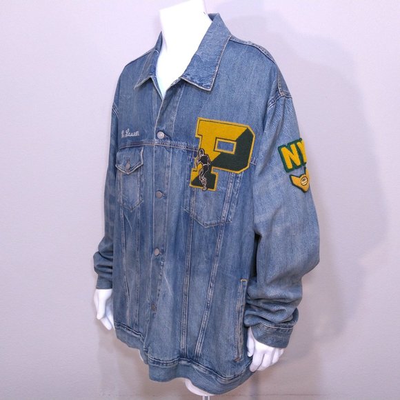 POLO RALPH LAUREN New 3XLT Denim Jean Jacket NWT TAGS XXXL BIG & TALL RL TIGERS - Picture 13 of 16